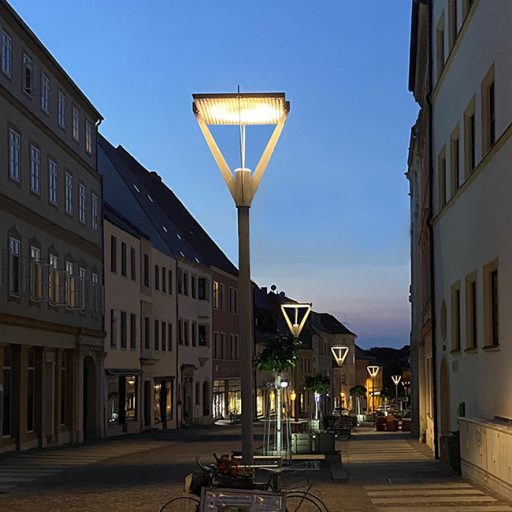 Pedestrian zone Baeckerstrasse Torgau